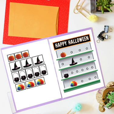 Free Life Skills Halloween Stock the Shelves File Folders (Printable PDF + Digital) File Folders - AdaptEd4SpecialEd